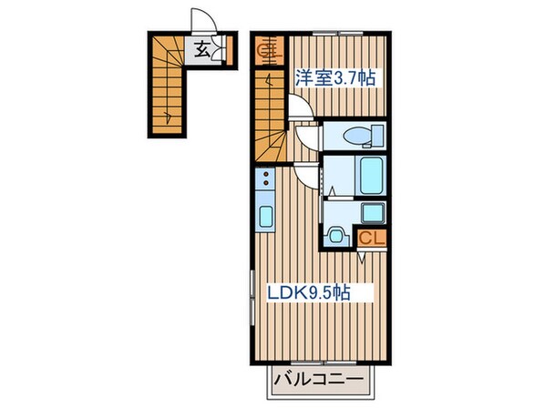 Room天皇寺の物件間取画像